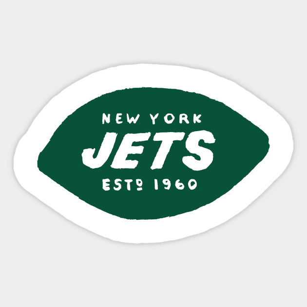 New York Jeeeets 04 Sticker by Very Simple Graph